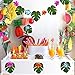 KUUQA 24 Pcs Tropical Palm Leaves Luau Party Decoration Artificial Simulation Tropical Monstera Plant Leaves for Hawaiian Safari Jungle Beach ThemeBeach Theme BBQ Party Decorations Supplies (2 Styles)