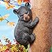 Collections Etc Bear Tree Climber Decoration, Black