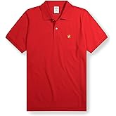 Brooks Brothers Mens Short Sleeve Cotton Pique Stretch Logo Polo Shirt