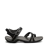 Teva womens W Verra Sandal, Black/Grey, 6.5 US