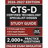 CTS-D Certified Technology Specialist-Design Study Guide: Full Exam Prep with 2000+ Practice Questions, DISCAS Image Sizing, Signal Flow, and Full Answer Explanations