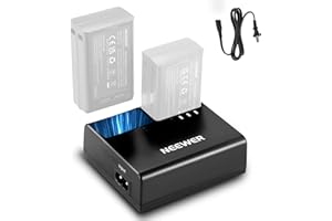 NEEWER NC2-Z1 Dual Slot Battery Charger Kit for NEEWER Z3 Z2PRO Z2 Z1 Z880 TTL Speedlite Flash, 7.2V/3000mAh, 7.4V/2600mAh Ba