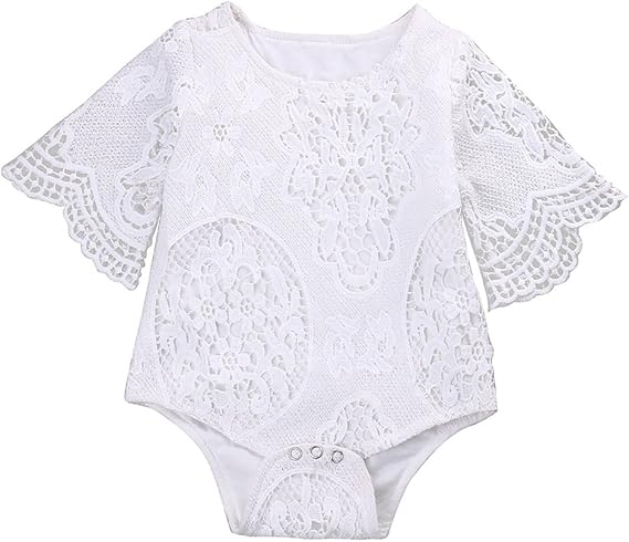 lace onesie baby girl