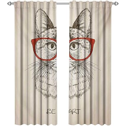 Amazon Com Shenglv Hipster Kitchen Curtains Valances Animal