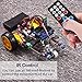 OSOYOO 2WD Robot Car Starter Kit with UNO R3, with Tutorial DVD, Line Tracking Sensors, Bluetooth Module and IR Modules, Toy for Arduino DIY Learner