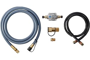 TYTUS Natural Gas Conversion Kit, Eliminates Propane Refills, Compatible with All Gas Grills, Griddles and Pizza Ovens