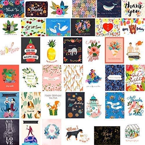 40 Greeting Playing cards Assortment with Envelopes (Greeting)