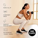 KG Physio Dumbbells Set 1-10 kg Neoprene Coated Anti-Roll 2 Pairs A3 Poster view 2