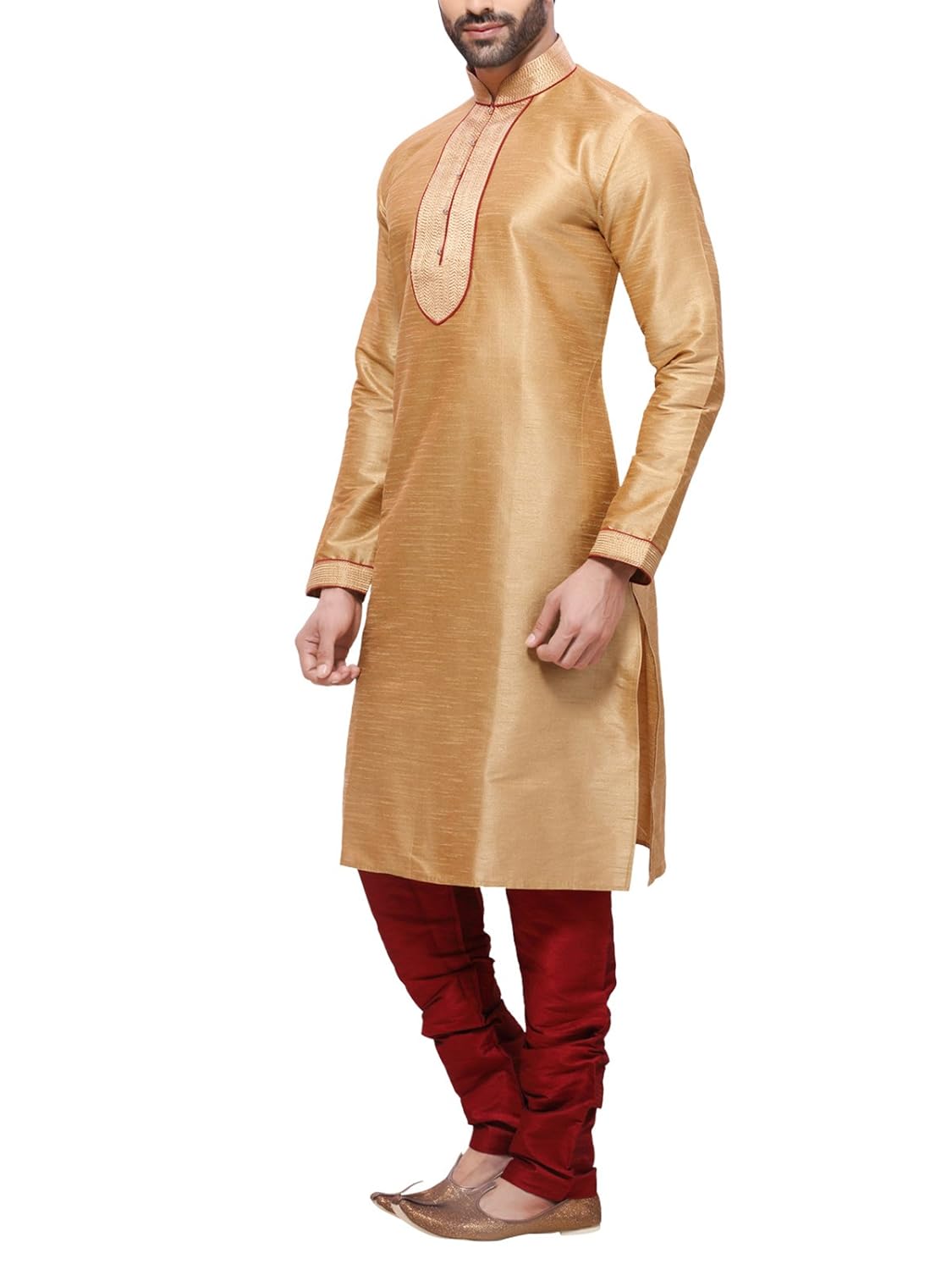 rg designers gold kurta pyjama men's