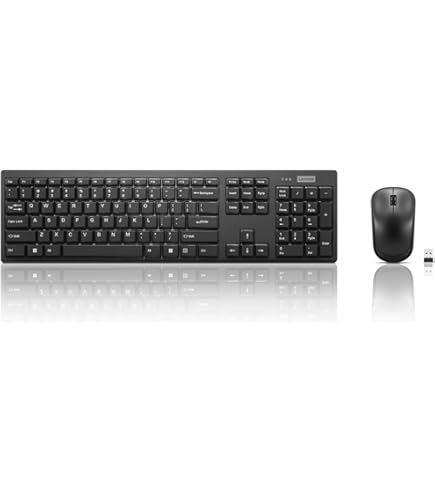 Amazon.com: Lenovo 300 Wireless Combo Keyboard and Mouse, 2.4 GHz