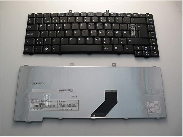 Desconocido Unknown Danese N Keyboard For Acer Aspire 5632 5632wlmi 5501 5502 5503 5504 K Acr 06 O Amazon Co Uk Computers Accessories