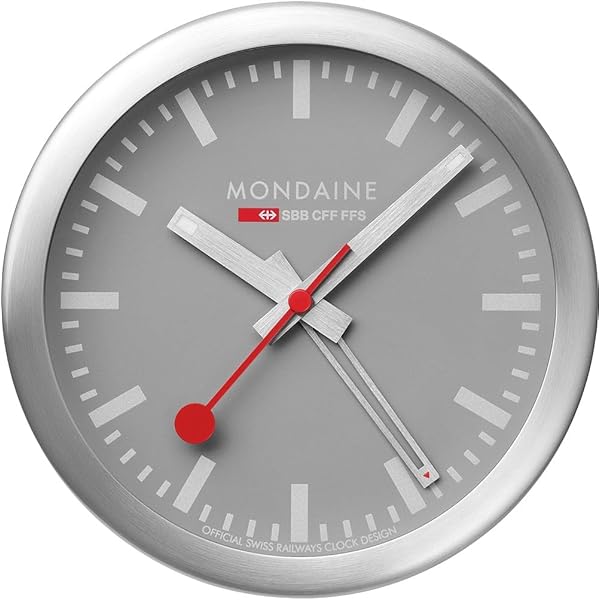 Amazon.com: Mondaine - Wall Clock A990.Clock.18SBK 25cm