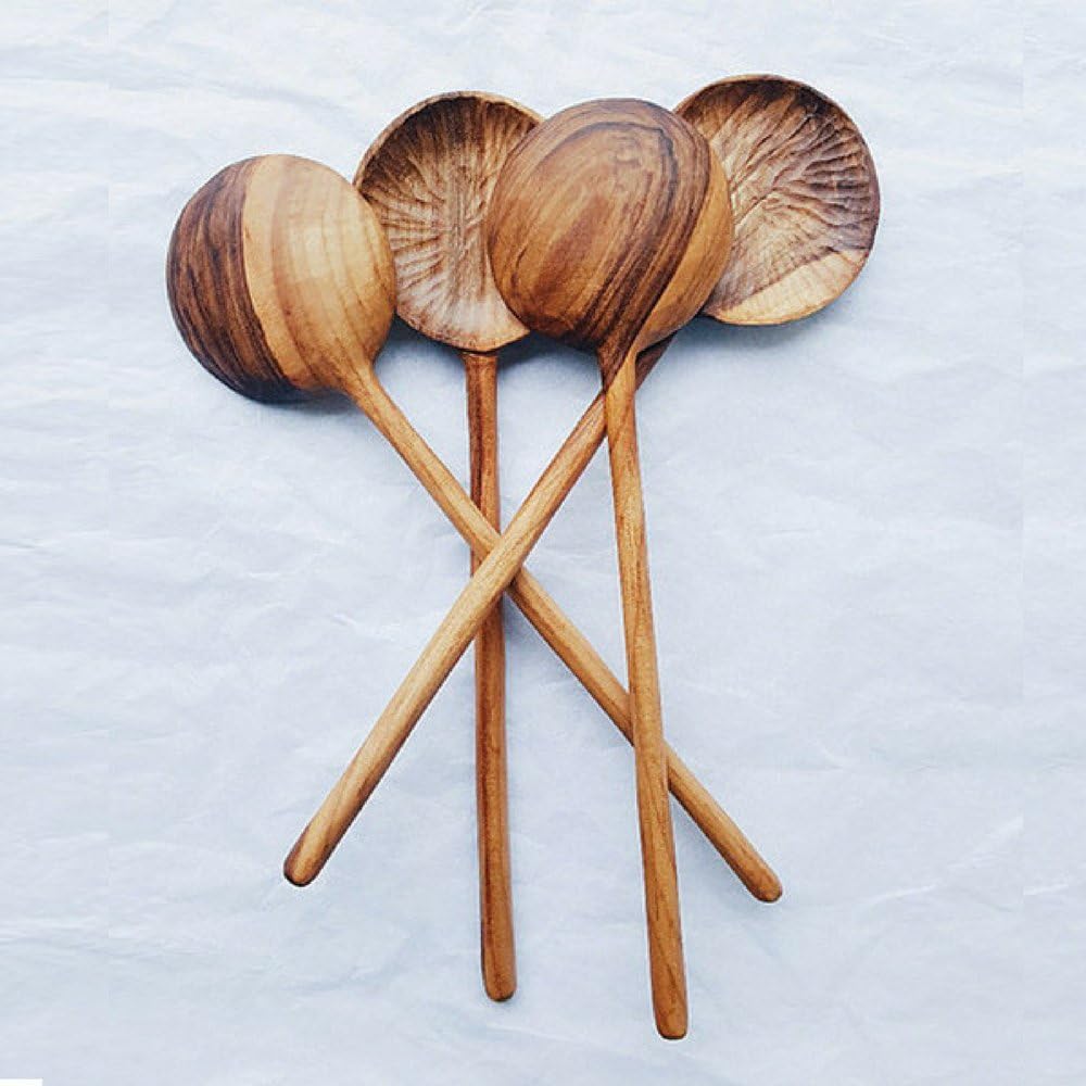 Walnuss Antiken Kochloffel Amazon De Kuche Haushalt