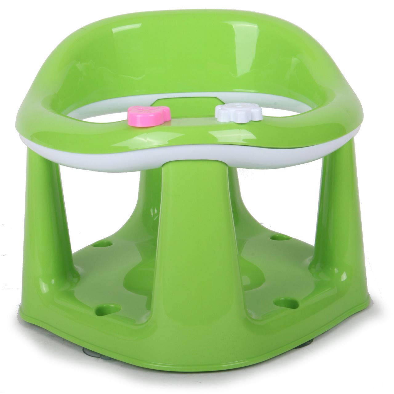 green baby bath seat