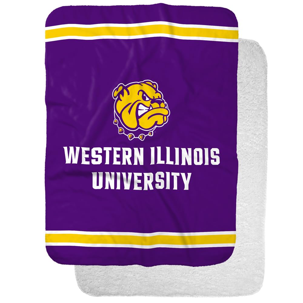 Western Illinois Leathernecks Primary Logo Stripes