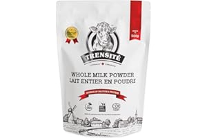 Trensité Whole Milk Powder (500g), Naturally Canadian,100% Canadian Milk, Free of Antibiotics, No rBST or rBGH…