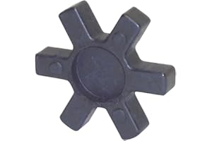 Lovejoy 10621 Size L-AL 075 Solid Type Jaw Coupling Elastomer Spider, SOX/NBR Rubber, 1.75" OD, 0.44" Elastomer Length, 90 in-lbs Nominal Torque