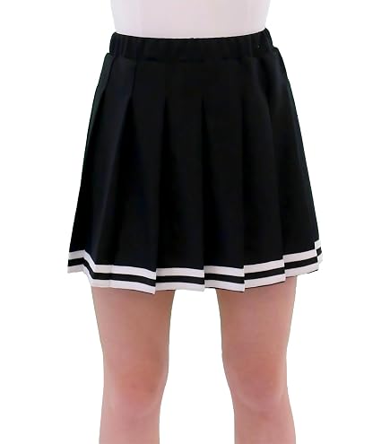 Amazon.com: Danzcue Women's A-Line Cheerleading Uniform Skirts