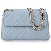 Gladdon Quilted Crossbody Purses for Women Small Ladies Shoulder Bags with Chain Trendy Clutch Purse Cute Designer Bag