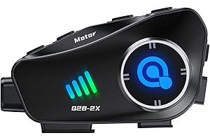 BTQILEYOO Motorcycle Helmet Bluetooth Headset, Wireless Camera Recorder with 1080P, 120°Wide Angle，HD Video/Photo, Body 360°Adjustment, Bluetooth 5.3, Smart Noise Reduction, IP66, 32GB TF Card