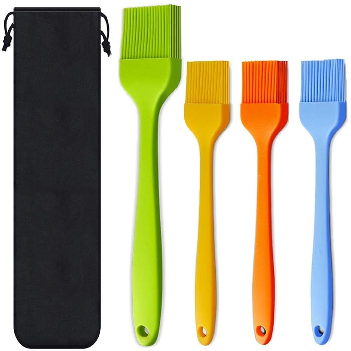 Baster Per Tacchino In Silicone – 2 Pezzi Con Spazzola Di Pulizia, Resistente Al Calore, Per Arrosti E Carni
