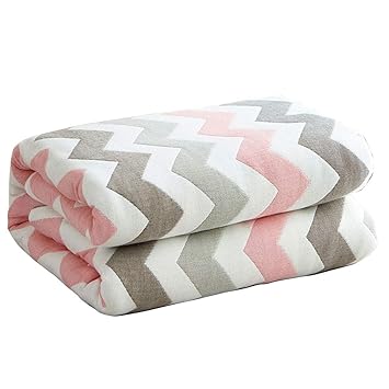 Levoberg Decke Baby Baumwolle, extra weich und groß, 100% Baumwolle, 6-lagig, Babydecke, Einschlagdecke, Kinderwagendecke, Er