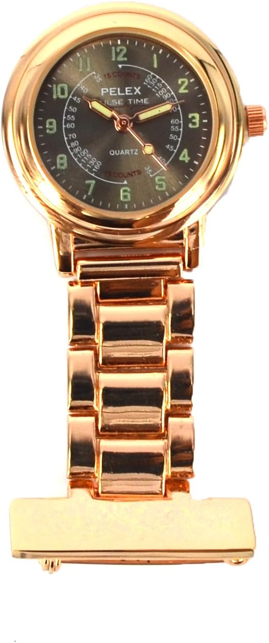 Pelex"Pulse Time" Health Professional Medical Doctors Fob Watch - Luminous Dials Nurse Watch