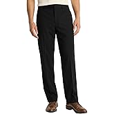 WANMINHAI Men's Stretch Straight Fit Non-Iron Dress Pants Flat-Front Golf Pants Casual Comfy Trousers with Pockets
