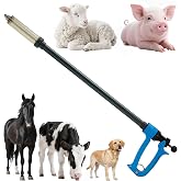 ReuVibk 50ml Repeating Livestock Syringe Gun, Long Pole Veterinary Injector | 1&ndash;5ml Adjustable Dosing, Luer Lock, Auto-Rebound Grip, Cattle, Horses, Sheep &amp; Pigs, Farm &amp; Ranch Use