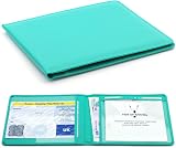 CKB LTD Turquoise Disabled Badge Holder Wallet for Car Blue Badge PU Leather view 7