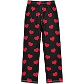 Dallonan Boys Pants Kids Long Bottoms Printed Lounge Pant with Drawstring Pockets Boy 6-14 Years
