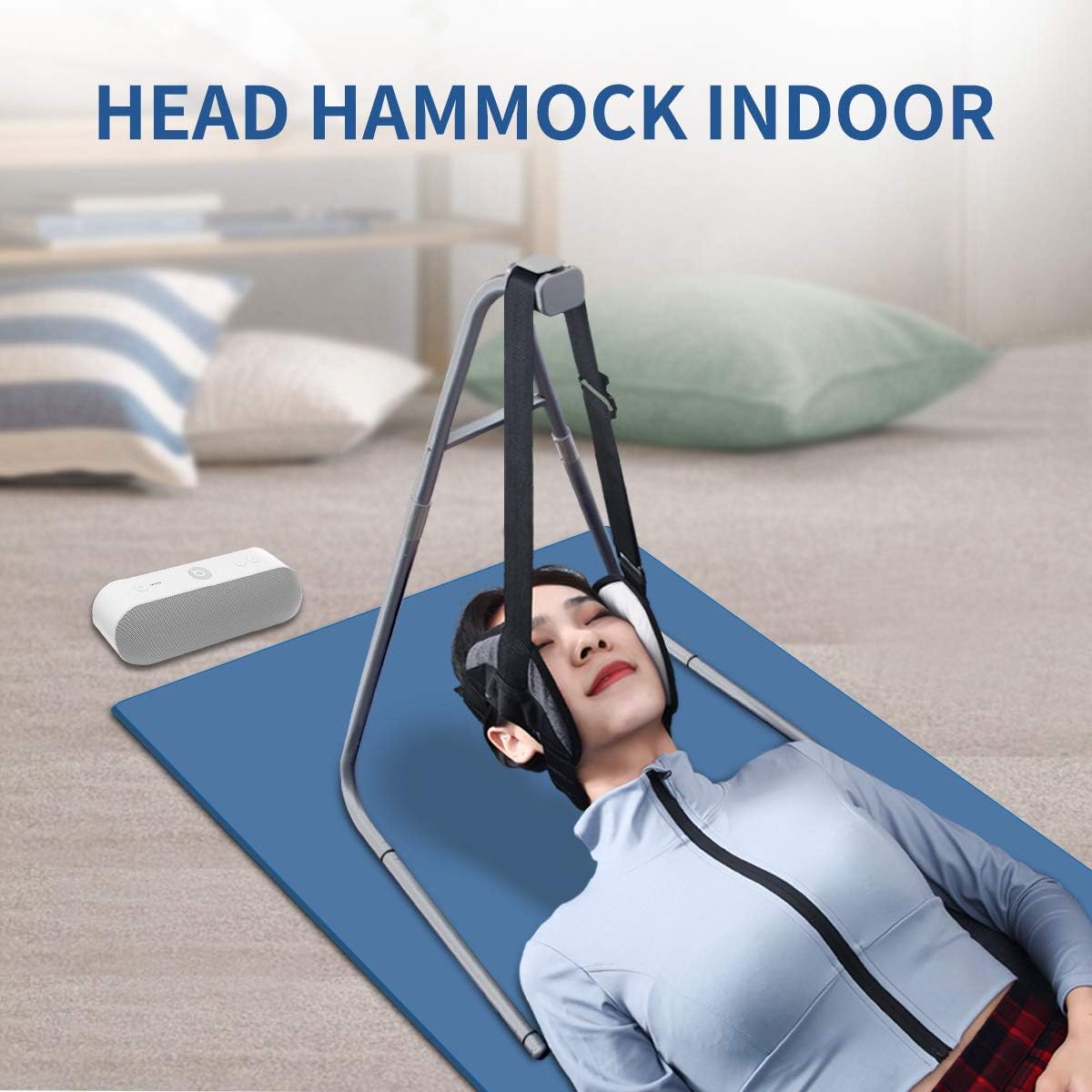 Neck Relief Hammock Head Hammock Pain Relief Cervical Traction Device Ear-Out Stretcher for Relaxation with Hammock Stand: Health & Personal Care