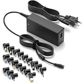 ZOZO 90W AC Universal Laptop Charger for HP Dell Gateway Toshiba Lenovo Acer Asus Samsung Sony Fujitsu Notebook Ultrabook Chromebook DC 12V 16V 18.5V 19V 19.5V 20V Power Adapter Supply Cord