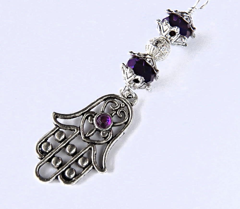 Hamsa Protection Car Charm
