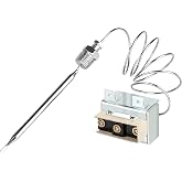 1177 High Limit Thermostat Fryer Switch LCCM200300 Compatible With ATOSA 301030005 Gas Fryer Hi Limit Thermostat with 3/8" Mpt Stuff Box Hi Limit 232℃/450&deg;F