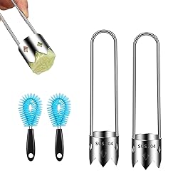2pcs Pepper Seed Corer & 2pcs Cleaning