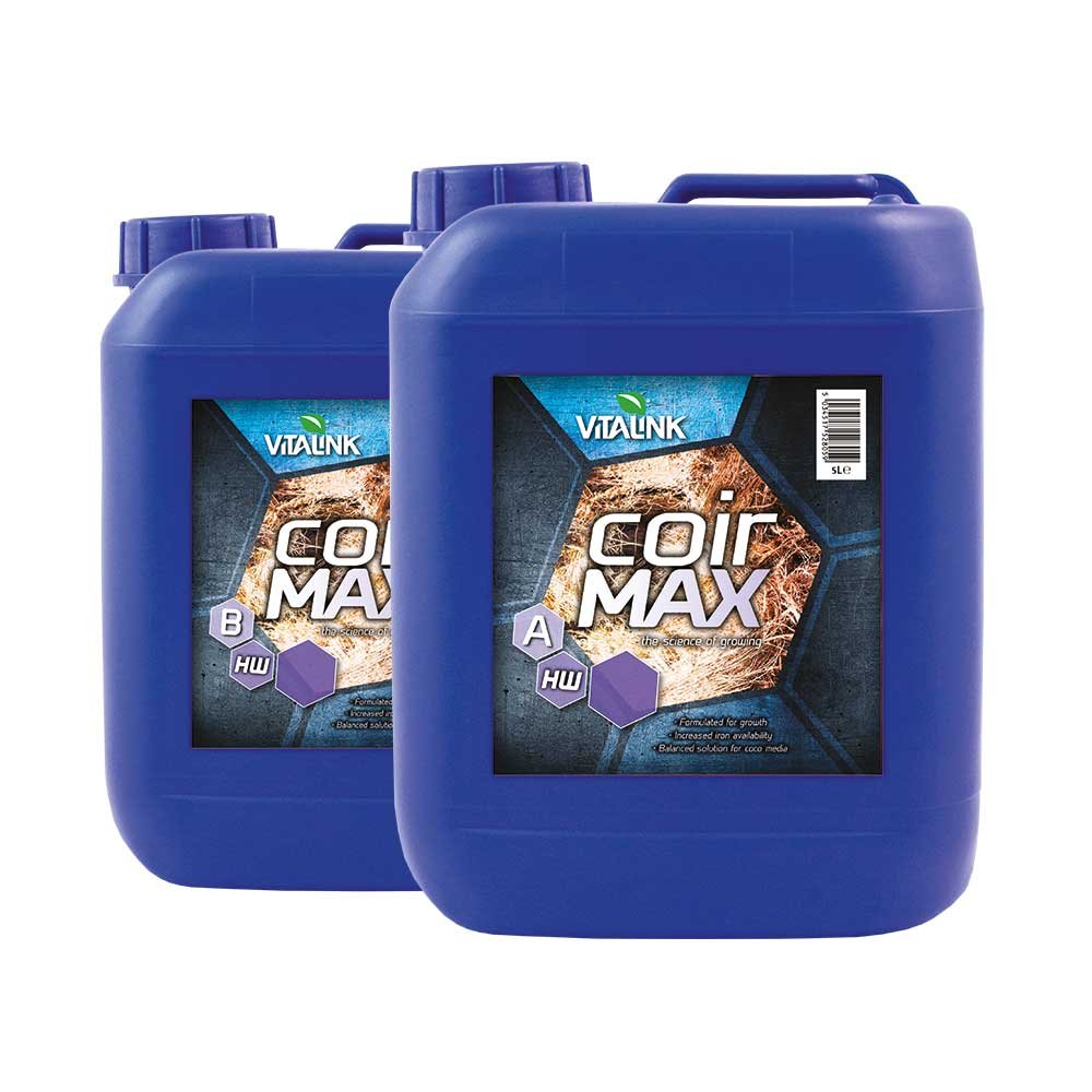 VitaLink 05-201-225 5 Litre Coir Max Hard Water, Pack of 2 (A and B) - Blue