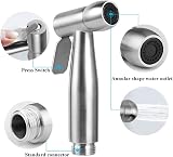 JIELUO Handheld Bidet Sprayer Kit Stainless Steel 2-Mode Shower Hose T-Valve view 6