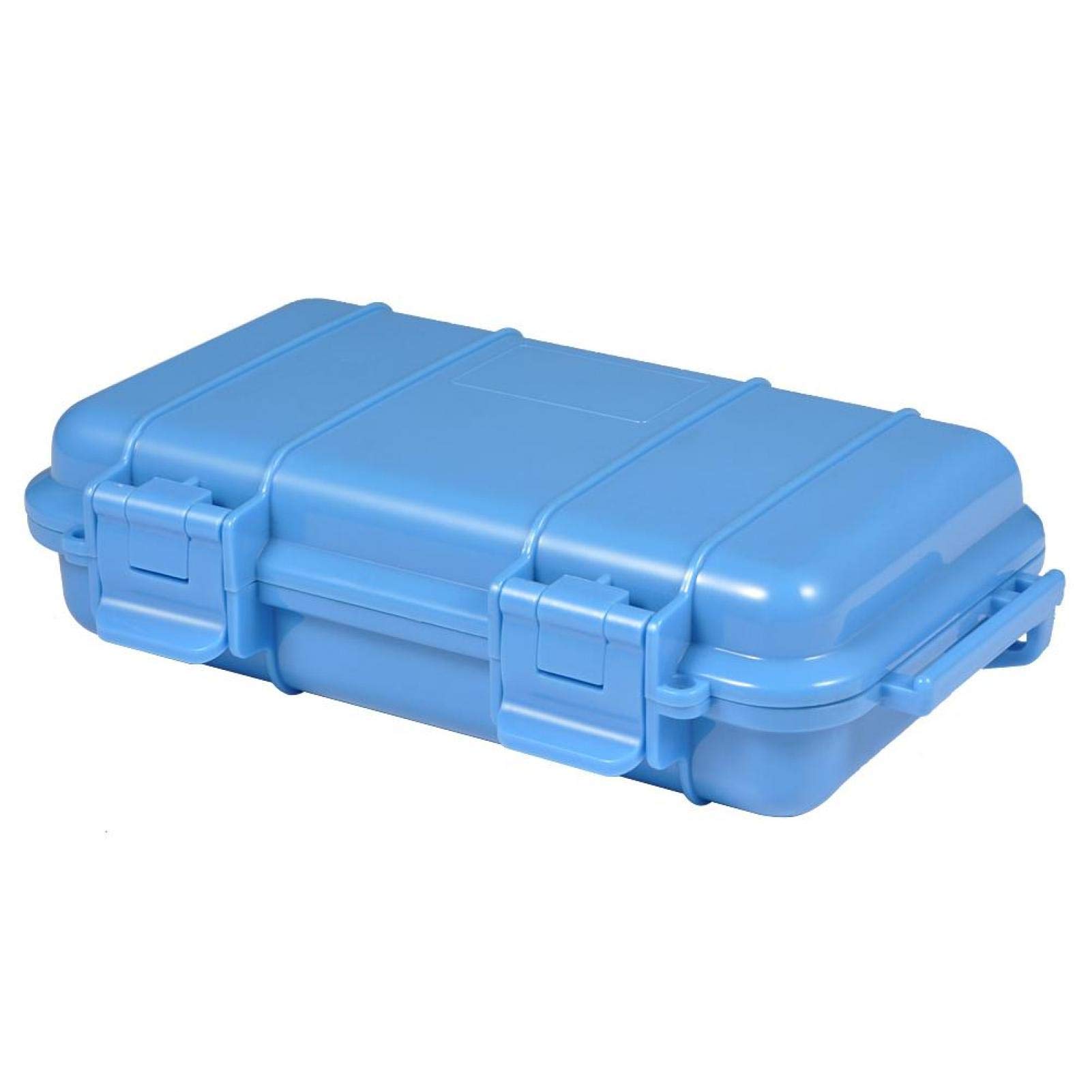 Dilwe Hiking Dry Storage Box, Plastic Waterproof Shockproof Dry Storage Box for Fishing Camping Hiking S, L Size(S-Blue) Articles for Swimming