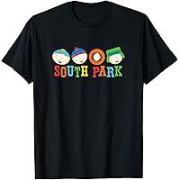 Amazon.com: South Park Gang Behind Logo T-Shirt : Clothing, Shoes
