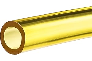 Clear Soft PVC Tubing for Fuels and Lubricants- 1/2" ID x 5/8" OD x 2 ft.