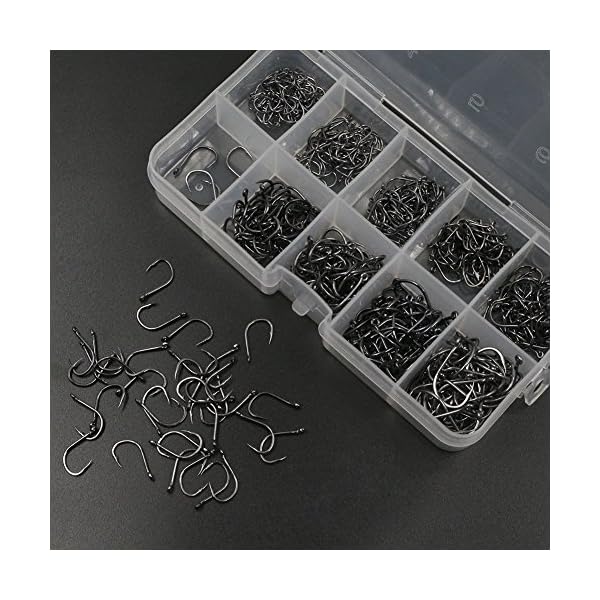 Threemart-Carbon-Steel-Fishing-Hooks-Different-Size-Fishing-Gear-Equipment-AccessoriesBlack500pcs