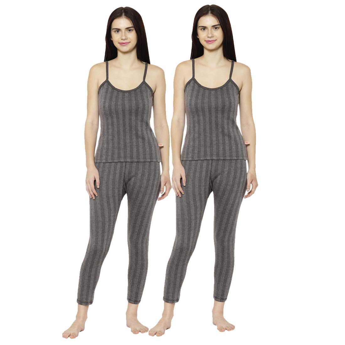 Buy VIMAL JONNEY Inner Thermal Top and Bottom Set for Women (Pack of 2)SETTHERMAL_CAMIBLK