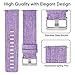 Maledan Replacement for Fitbit Versa Bands Women Men Large Small, Woven Fabric Accessories Strap Wrist Band Compatible with Fitbit Versa Smart Watch/Versa 2/Fitbit Versa Lite/Versa Special Edition