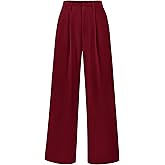 PRETTYGARDEN Wide Leg Pants for Women Trendy 2026 Fall High Waisted Business Casual Outfits Work Pant Trousers