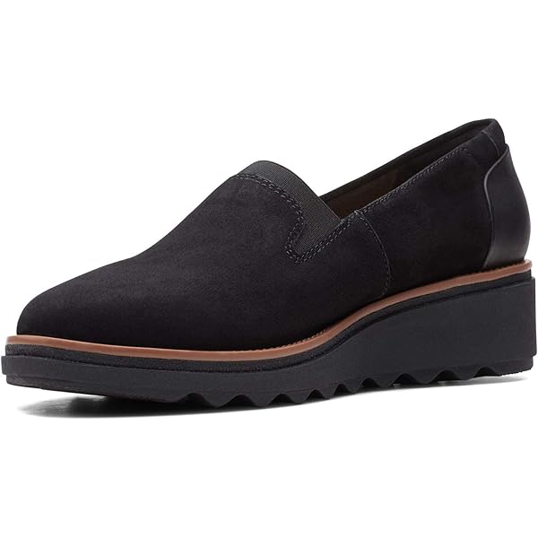 Amazon.com | Clarks Women's Sharon Dolly Loafer, Black, 5