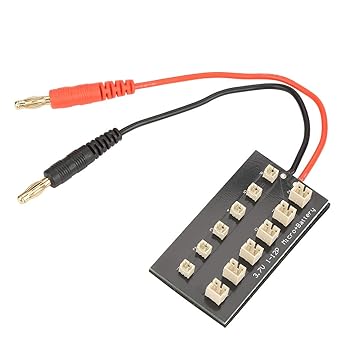 Akozon Balance Charging Board 3,7V 1S LiPo-Akku Paralleles Ladegerät mit JST-PH-Anschluss Balance Ladegerät Ladeplatine Banan