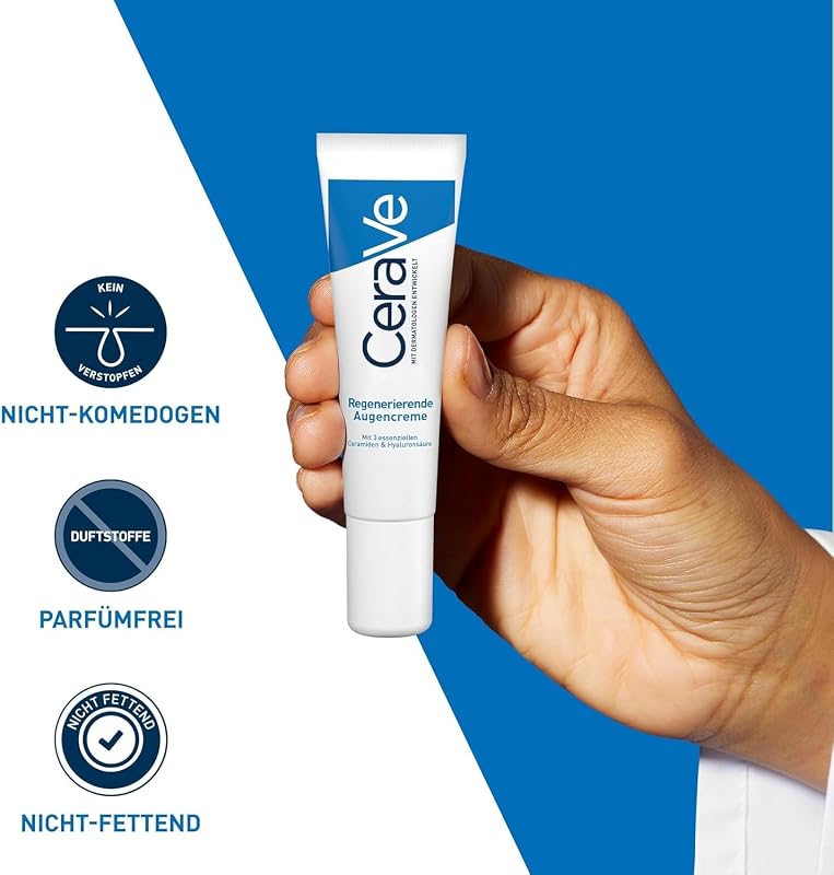 Regenerierende Augencreme, Gesicht, regenerierend & glättend, 14 ml