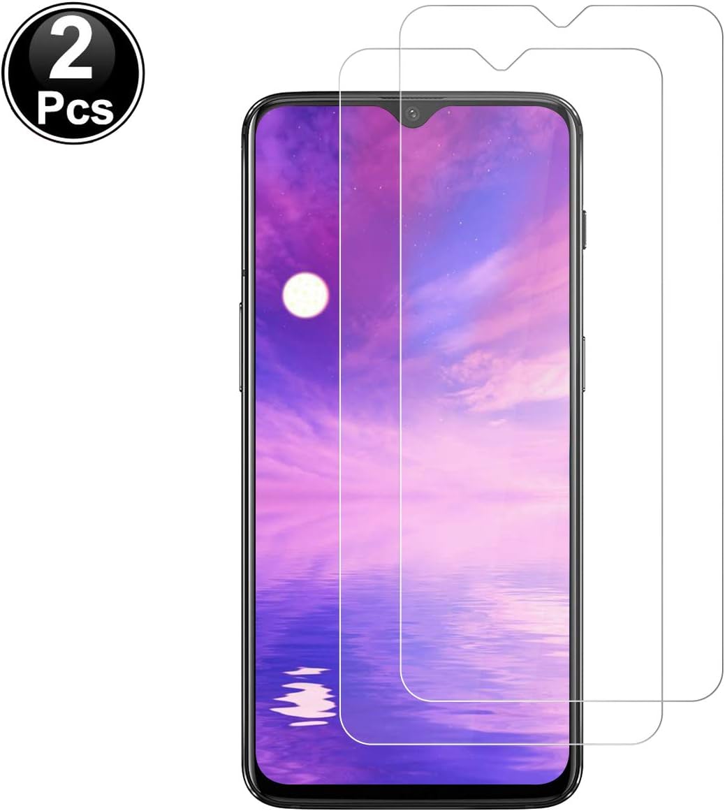 LSYYSS [2 Pack Screen Protector for One plus 6T, One plus 6T Tempered Glass Protector [ 9H Hardness] [Crystal Clear][Scratch Resist]