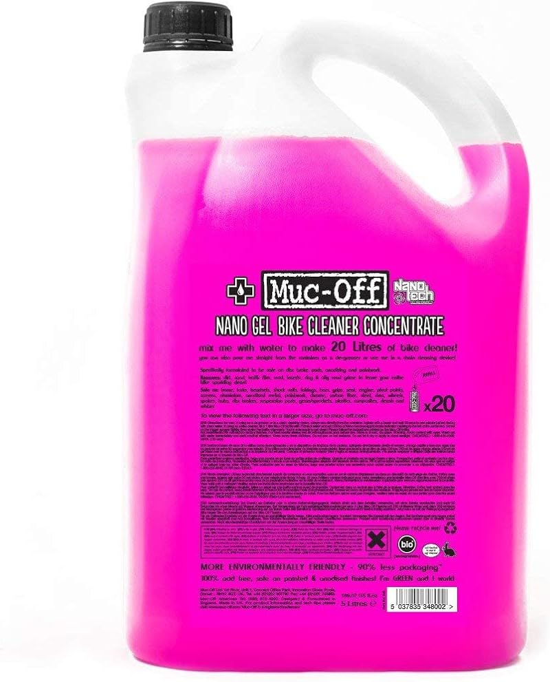 Muc-Off Bike Cleaner Concentrate Nano Tech 5L Biodegradable Multi-Use